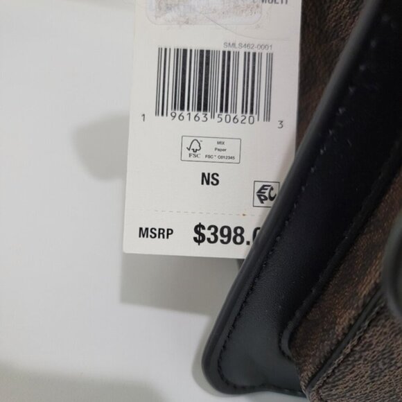 MICHAEL MICHAEL KORS Logo Calf Hair Heather Shoulder Bag - Picture 11 of 11